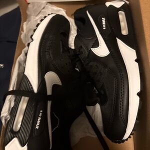 Nike Air Max Black with White Accents